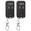 2 Pack Garage Door Opener Remote Compatible with 890MAX 893MAX with Learn Buttons 1