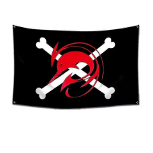 One Piece Pirate Skull Flag 90x1460cm Luffy Straw Hat Wall Decor Banner Tapestry Sticker