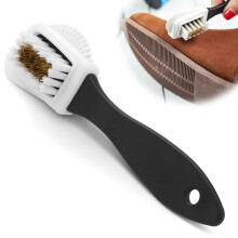 Suede Shoe Cleaning Kit with Copper Bristle Brush and Eraser for Suede and Nubuck Boots Bags