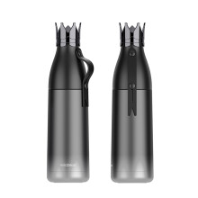 Healthy Life Stainless Steel Water Bottle, Double Wall Vacuum Insulation Ensures Beverages Stay Cold For 36 Hours, Leakproof Design With Wide Mouth Fo