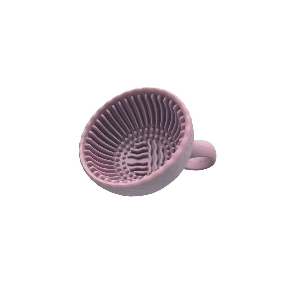 Dark/Purple Silicone Scrubber Ball For Makeup Brushes And Dish Cleaning Â Soft Round Pad For Beauty Tools, Kitchenware Â