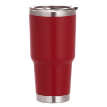 Travel Mug with Vacuum Insulation, Stainless Steel 30oz Double Wall Flask for Unmatched Temperature Retention, Powder Coated Sweat-Free Design for Out