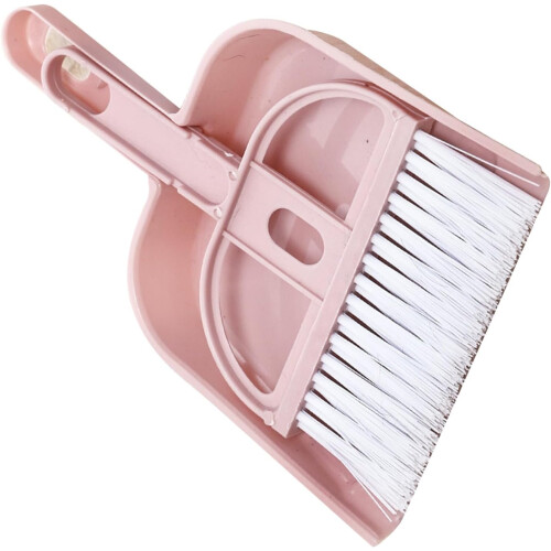 Dustpan and Brush Set Compact Small Broom for Space Saving Cleaning with Ergonomic Easy Grip 2