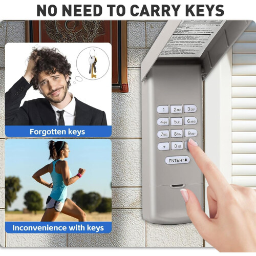 Wireless Garage Door Keypad for Openers 2
