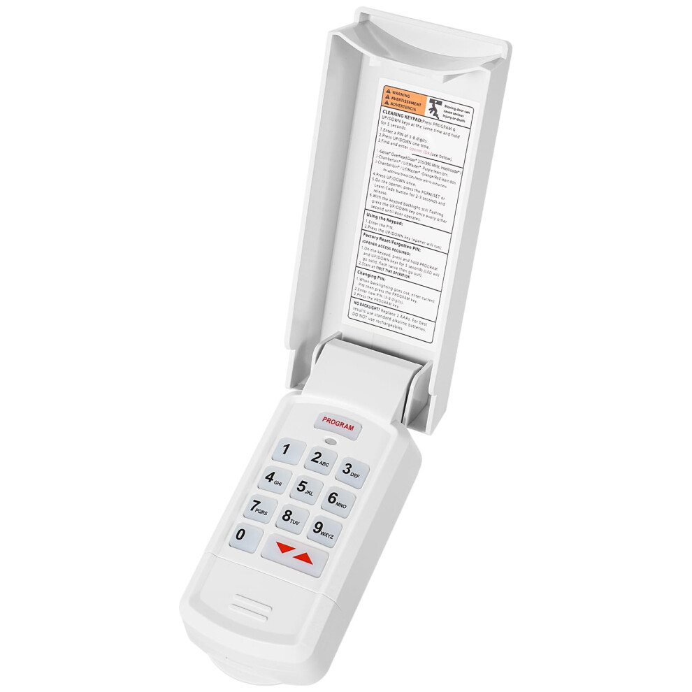 Garage Door Keypad Wireless Keyless Pin Access For Genie Intellicode And Overhead Door Openers 9001264611019