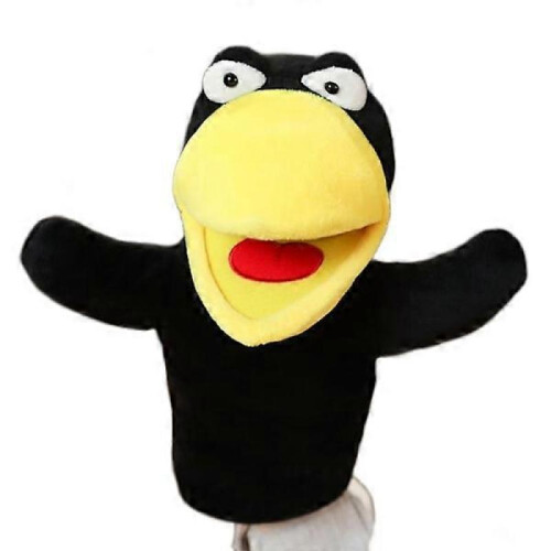Plush Hand Puppet Soft Animal Puppet Bird Crow Hand Puppet