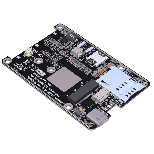 M.2 B-Key WWAN 5G IoT-kaartsleuf naar USB Type-C 4G LTE-moduleadapter