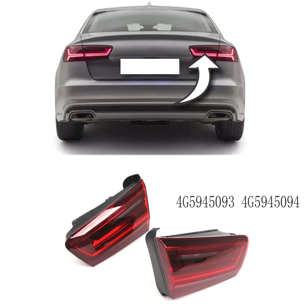 1Pair Car L+R Led Rear Inner Tail Brake Lamp For A6 C7 C7pa 2015 Light 4852261834032