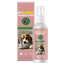 Spray for Dogs to Stop Chewing, No Chew Deterrent for Furniture, Plants, Shoes, Alcohol Pink