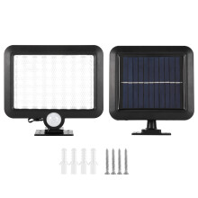 Outdoor Security Lighting, Solar-Powered PIR Motion Sensor Light With Adjustable Solar Panel For Enhanced Energy Efficiency And Flexibility, Super Bri