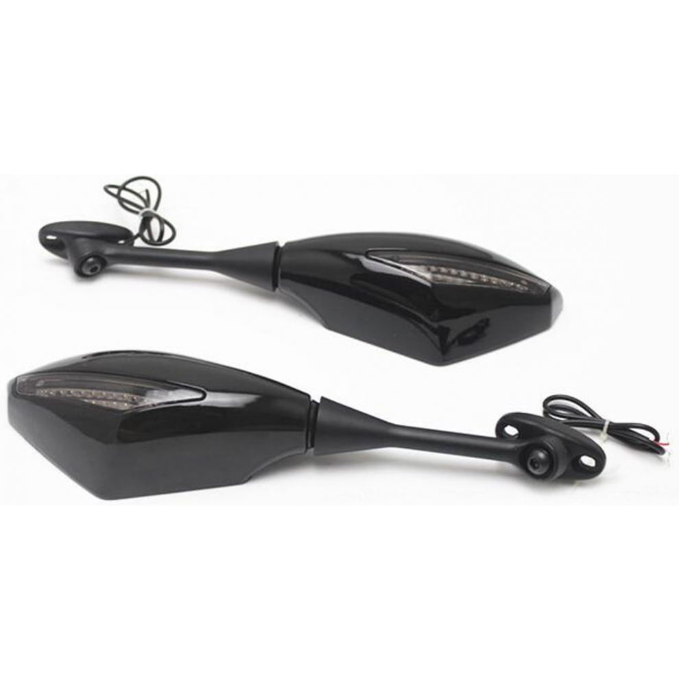 Motorcycle Rearview Side Mirror Turn Signal Mirrors For 2003-2012 Cbr600rr, 2004-2007 Cbr1000rr 7057162528005