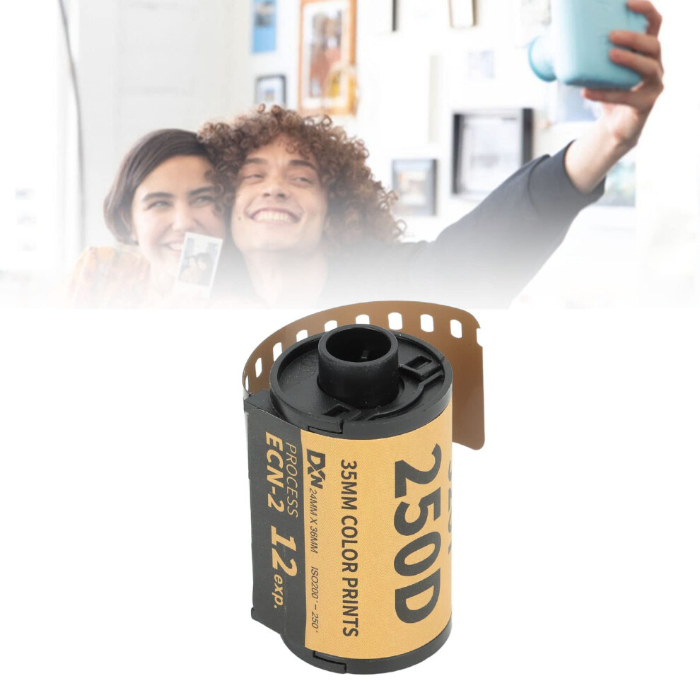 35Mm Colour Print Camera Film Ecn2 Process, Wide Exposure Range, 12 Exp For 135 Cameras Grain 9323874656137