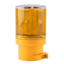 Faro di segnalazione a LED per la sicurezza stradale, faro lampeggiante impermeabile ad energia solare con copertura a 360 gradi e lampeggio