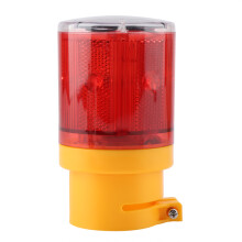 Faro di segnalazione a energia solare, lampeggiante stroboscopico di sicurezza per barriere, faro stroboscopico a LED con ampia copertura a 360
