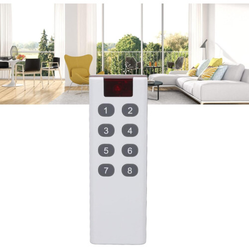 433MHz Universal Remote Transmitter 1000m Long Range  Power 8 Button Controller for Garage Doors 2