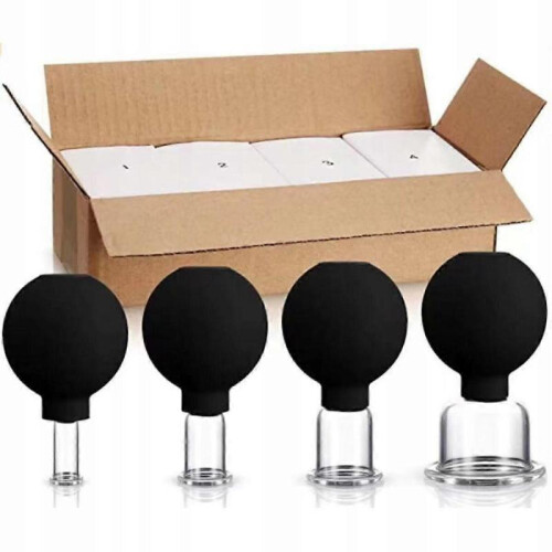 4x Face Massage Cupping Glass Body Cupping 1