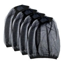 4 Pack Mosquito Head Net Hats with Fine Face Mesh Protection for Outdoor Fishing Hiking
