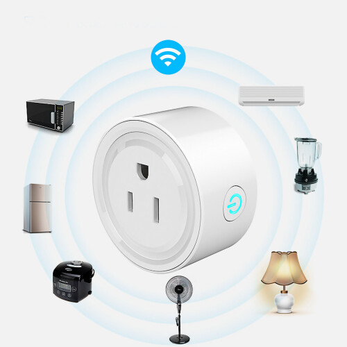 Έξυπνη υποδοχή, πρίζα Alexa Mini WiFi με φωνητικό έλεγχο και λειτουργία χρονοδιακόπτη 1