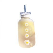 Cute Water Bottle For Fitness Goals, Daily Water Intake Reminder With Scale Portable Cup For Hiking Cycling Camping Running Yoga, Leakproof Cap And Wi