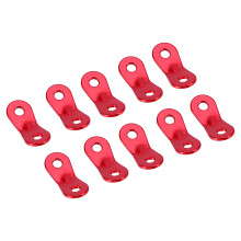 Touwspanner voor buitenactiviteiten met dubbele gaten, compacte opwindbare touwgesp, aluminiumlegering spanners, gemakkelijk mee te nemen voor