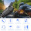 Casque Bluetooth moto E1 - Intercom, réduction de bruit CVC, stéréo, étanche IPX6 pour casque intégral 2