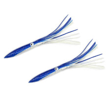 Angelköder-Set, realistisches Tintenfisch-Design, weicher Silikon-Oktopus-Swimbait mit hohlen Tentakeln, vielseitig einsetzbar für Süß- und