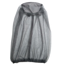Mosquito Head Net with Face and Neck Protection for Camping Hiking Travel, Light Gray