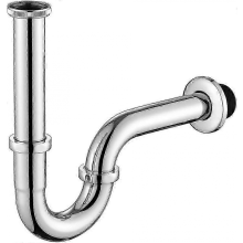 55Universal Sink Trap, 1-1/4"x32mm Adjustable Odor-Proof Stainless Steel Chrome Kitchen Sink Tube Trap