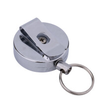 Strong Cord with Screw Case, Heavy Duty Metal Key Holder for Work And Travel
