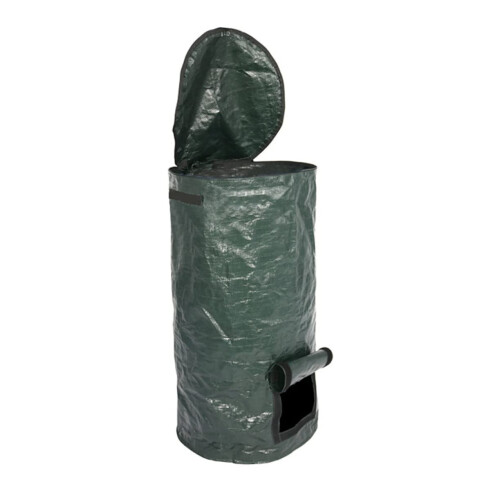 garden compost bin, grass bag, green