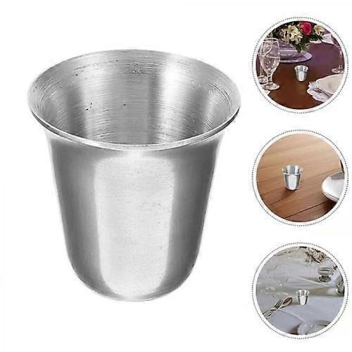 Communion Cups, 12 Pcs Stackable 15ml Stainless Steel Drinking Cups for Religious Ceremonies 2