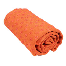 folded fitness blanket exercise fitness studio hot yoga mat towel gymnastics fitness mat Pilates blanket yoga strong mat nonslip orange