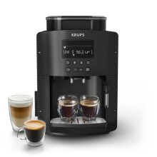 KRUPS Kaffeemaschine mit Mahlwerk, LCD-Display, automatische Reinigung EA815070