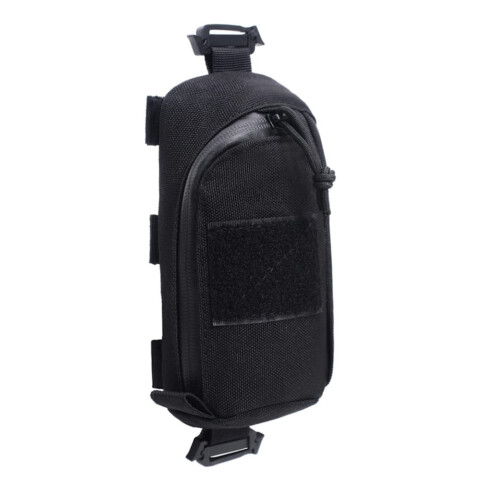 Molle Pouch For Backpack  Shoulder Strap Bag, MOLLE Compatible Pockets, Hunting Tools, Camping Gear, Black
