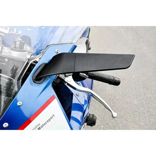 Black Adjustable Rotating Rearview Side Mirror for BMW S1000RR 2009-2022 2