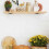 2 pcs triangular shelf brackets, floating shelf brackets, hidden metal 3