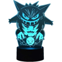 Anime Geng 3D LED Night Light USB Desk Lamp 7 Colors Touch/Remote Control 16 Colors