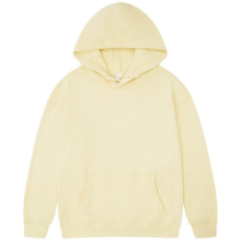 Lemon Yellow Hoodie S330G Cotton Hooded Sweater Spring Autumn Terry Work Clothes Trendy Men's Loose Shoulder Printed Embroidered Logo