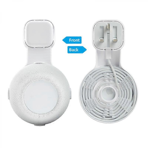 UK Plug Wall Mount Holder for HomePod Mini - Space Saving Accessory 2