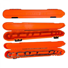 Orange Chainsaw Chain Storage Case Large Capacity Cabinet Box 1PS