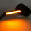 Black 2PCS Motorcycle Mirrors with LED Turn Signals for Harley-Davidson 5