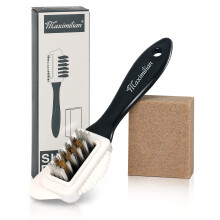 Shoe Cleaning Kit with Soft Horsehair Brush and Dual Erasers for Leather and Suede Boots