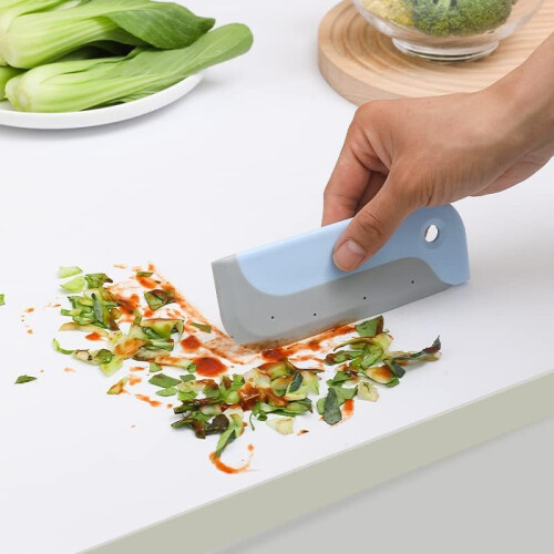 Kitchen Sink Squeegee 2 Pack, Small Rubber Squeegee for Countertops Dishes Mirrors Windows 2