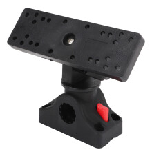 Fish Finder Mount For Marine Electronics, 360 Degree Rotation, Nylon And Stainless Steel, Universal Depth Sensor