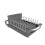 Expandable Dish Drying Rack with Removable Cutlery Holder for Kitchen Counter, Grey 1
