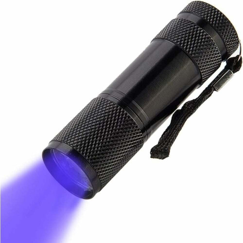 Λάμπα σκλήρυνσης ρητίνης UV, φακός Blacklight 9LED395nm με τεχνολογία ασφαλείας για το