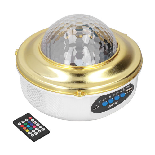 Bluetooth-luidspreker, Galaxy Light-projector met witte ruis, slaaphulp, geluidsmachine, instelbare projectiehoek, timerbare projector, 2