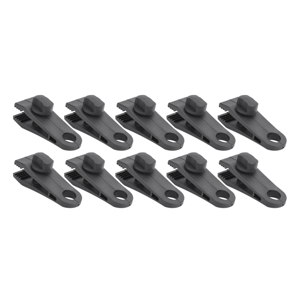 Heavy Duty Tarp Clips Lock Grip, Alligator Mouth With Teeth Strong Gripping Power Tarp Tie Clips With Adjustable Spiral Thumb Screws Easy To Install A 9416038166617