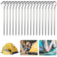 Mijloace rezistente din aliaj de aluminiu, cuie de cort multifuncționale pentru aventuri în aer liber, putere mare de prindere pe diverse terenuri