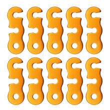 Ultralichte paracord spanner van aluminiumlegering, windtouwgesp, sterke tentscheerlijnverstellers voor outdoor kampeer- en wandelaccessoires, hoge